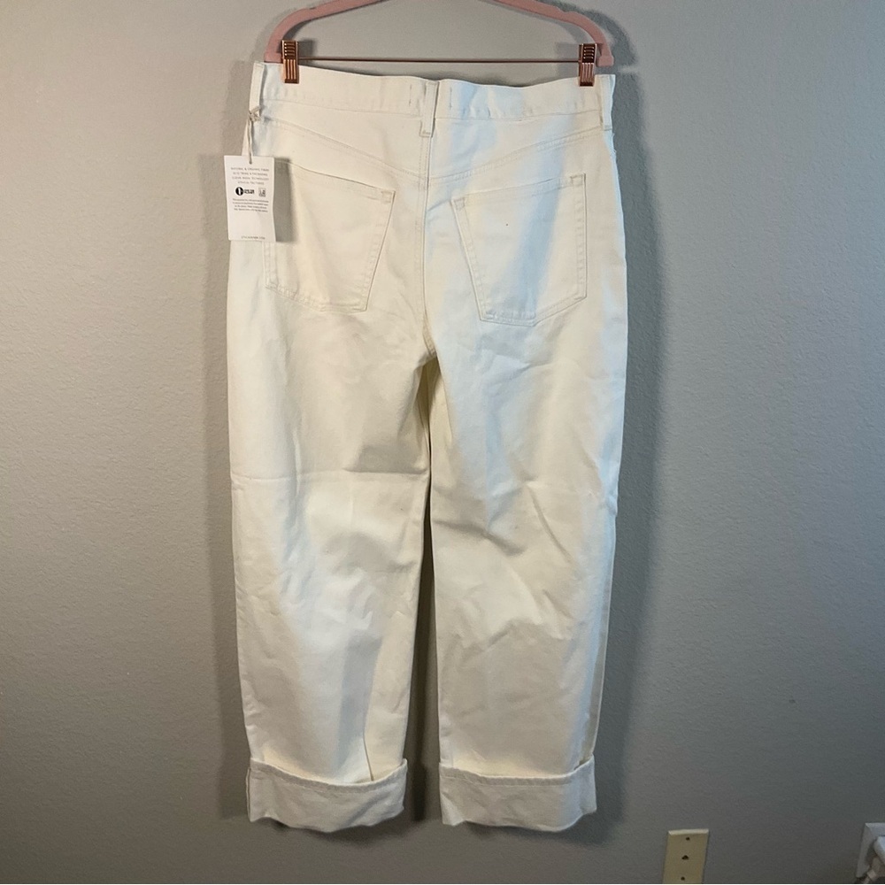 Etica White Wide Leg Jeans - Picture 5 of 7
